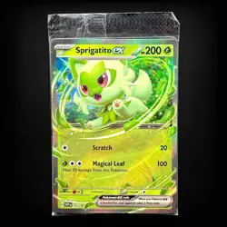 Sprigatito ex 087 Pokemon Scarlet & Violet Promo SEALED Holo Card NM - Image 1