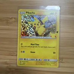 Pikachu 25/25 Promo McDonald's 25th Anniversary Promos 025/025 Pokemon TCG Holo - Image 1