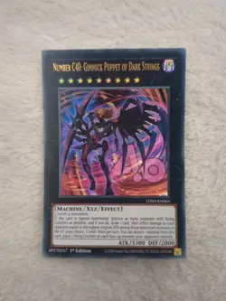 YUGIOH NUMBER C40: GIMMICK PUPPET OF DARK STRINGS ULTRA RARE 1ST NM LDS3-EN065 - Image 1
