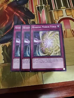 3X Quaking Mirror Force - OP30-EN024 - Common NM Yugioh - Image 1