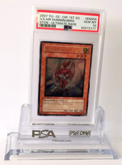 Neo-Spacian Air Hummingbird ston-en004 1st Ed (PSA 10) Ultimate Rare Yu-Gi-Oh! - Image 1