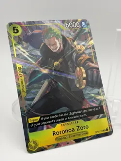 Roronoa Zoro OP07-113 UC Foil Illustration Box Vol.3 One Piece Promo NM ENGLISH - Image 2