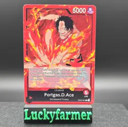 Portgas.D.Ace - OP03-001 - Leader - Near Mint - English - One Piece Card Game - Image 1