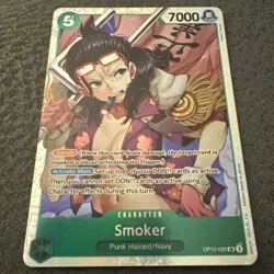 SMOKER - OP10-030 - One Piece - FOIL - English - Super Rare - Image 1