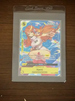 One Piece TCG Nami Parallel OP08-106 Two Legends Foil - Image 1