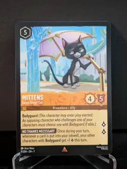 Disney Lorcana Archazia's Island #9/204 - Mittens Rare NM Regular - Image 1