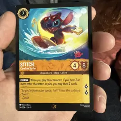 Stitch Carefree Surfer 21/204 - Legendary Disney Lorcana - Image 2