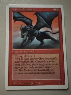 Granite Gargoyle - MTG - REVISED (3rd) - ENGLISCH - ©1994 NM/M rare #2 - Image 1