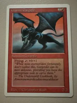 Granite Gargoyle - MTG - REVISED (3rd) - ENGLISCH - ©1994 NM/M rare #1 - Image 1