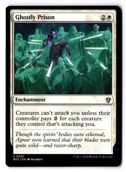 Ghostly Prison NM* Commander: Murders At Karlov Manor 0067 mtg -UnltdCards - Image 1