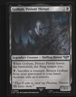 Gollum, Patient Plotter 84 Magic: the gathering The Lord of The Rings Near Mint - Image 1