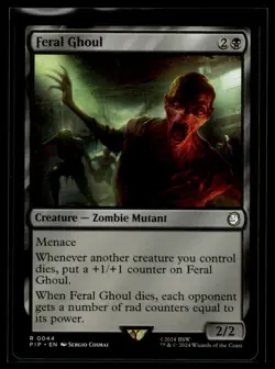 MAGIC TG: Universes Beyond: Fallout #44 Feral Ghoul Rare .M2A - Image 1