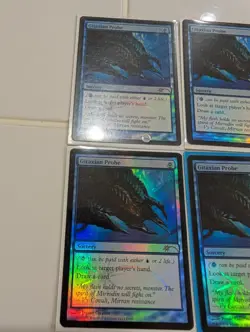 Gitaxian Probe FNM Promos Foil x4 Playset VG Condition - Image 2