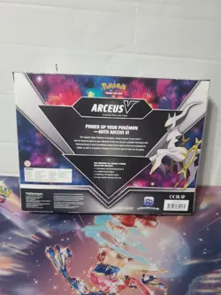 🔥 Pokemon TCG Arceus V Figure Box - 4 Booster Pack Factory Sealed!! 💥 820650850165 - Image 2