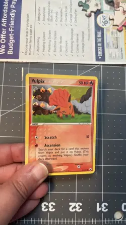 Pokemon TCG Vulpix 81/101 EX Hidden Legends 2004 Holo Pokemon Card NM - Image 3