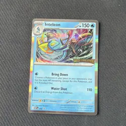 Pokemon TCG - Inteleon MEP 002 Mega Evolution Stamped Prerelease Promo - Image 1