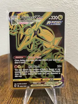 Pokemon TCG: Rayquaza VMAX TG29/TG30 Secret Rare Silver Tempest 2022 - LP - Image 1