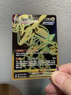 Pokemon TCG: Rayquaza VMAX TG29/TG30 Secret Rare Silver Tempest 2022 - LP - Image 4