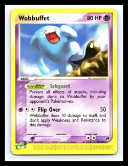 💥 WOBBUFFET Pokemon TCG # 26/100 EX Sandstorm NON Holo Rare 2003 - Image 1