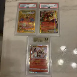 2020 Pokemon Chinese Gym Promo Charizard SM-P 44 9.5 Beckett PSA 8 - Image 1