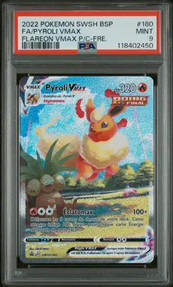 🇫🇷 PYROLI VMAX ALTERNATIVE PSA 9 - PROMO SWSH180 EB FR Carte Pokemon 🇫🇷 - Image 2