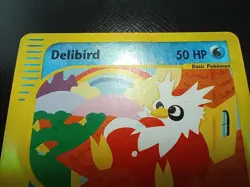 Delibird - 49/144 - Pokemon Skyridge Reverse Holo LP - Image 3