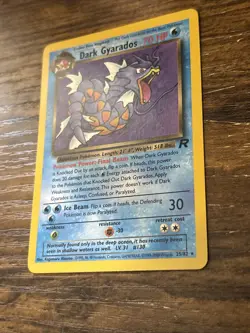Pokemon TCG Dark Gyarados #25/82 Team Rocket Non Holo Vintage 1999-2000 VLP - Image 2