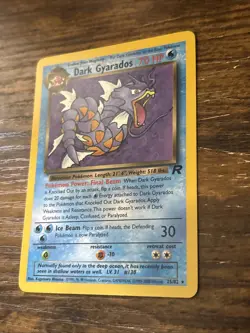 Pokemon TCG Dark Gyarados #25/82 Team Rocket Non Holo Vintage 1999-2000 VLP - Image 3