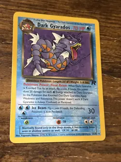 Pokemon TCG Dark Gyarados #25/82 Team Rocket Non Holo Vintage 1999-2000 VLP - Image 4