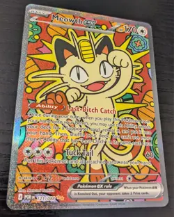 Pokemon TCG Meowth ex 121/088 Special Illustration Rare Perfect Order SIR - Image 3