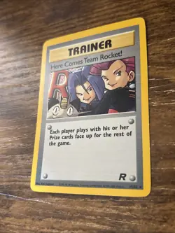 Pokemon TCG Here Comes Team Rocket! Team Rocket Holo Rare 15/82 Trainer - Image 2