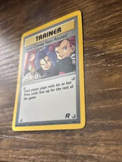 Pokemon TCG Here Comes Team Rocket! Team Rocket Holo Rare 15/82 Trainer - Image 3