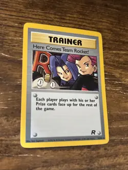 Pokemon TCG Here Comes Team Rocket! Team Rocket Holo Rare 15/82 Trainer - Image 4