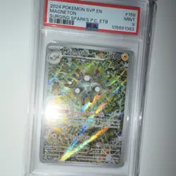 Pokemon Magneton 159 SVP EN Pokemon Center ETB Stamped Promo PSA 9 - Image 3