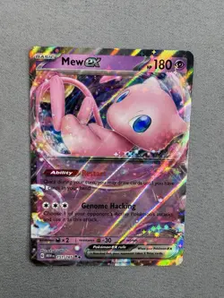 Pokemon TCG Mew Ex Double Rare 151/165 180 HP Sv: Scarlet & Violet 151 Holo MINT - Image 2
