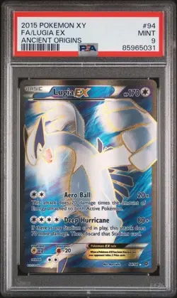 PSA 9 Lugia EX - 94/98 - Ancient Origins - Pokemon - Read Description - Image 1