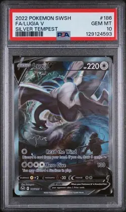PSA 10 Lugia V - 186/195 - Silver Tempest - Pokemon - Read Description - Image 1