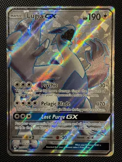 2018 Pokemon SM Lost Thunder 207/214 Lugia GX - Image 1