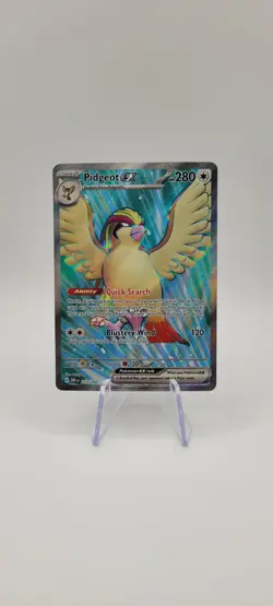 Pokemon TCG: Pidgeot ex 217/197 Ultra Rare - Sv03: Obsidian Flames Holo - NM - Image 1