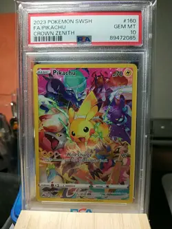PSA 10 Pikachu [160/159] - Pokemon TCG Crown Zenith - Image 1