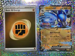 Pokemon TCG Prismatic Evolutions Stamped 051/131 Lucario ex - Image 1