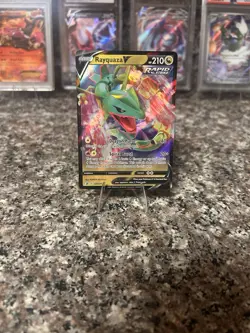 RAYQUAZA V - Pokemon TCG Black Star Promo - SWSH147 Rapid Strike - LP 💎 - Image 1