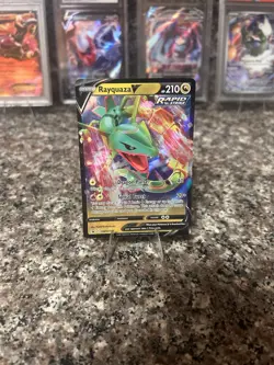 RAYQUAZA V - Pokemon TCG Black Star Promo - SWSH147 Rapid Strike - LP 💎 - Image 2