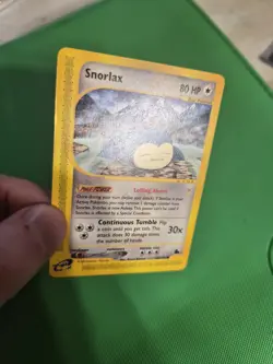 Pokemon TCG Snorlax 100/144 Skyridge Regular LP - Image 2