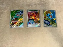 Pokemon TCG First Partner Illustration Collection Series 1 Kanto Starter Set - Image 1