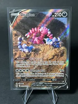 Pokemon TCG Drapion V Crown Zenith: Galarian Gallery GG49/GG70 Holo Ultra Rare - Image 1