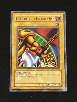 Left Arm of the Forbidden One DLG1-EN021 YuGiOh Dark Legends - Image 2