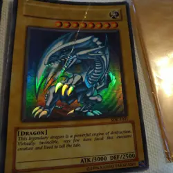 Yugioh Blue Eyes White Dragon SDK-001 1st Edition Ultra Rare Starter Deck Kaiba - Image 2