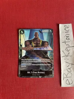 One Piece TCG Mr. 1 Daz Bonez OP14-090 Alt Art The Azure Sea’s Seven Alternate - Image 1