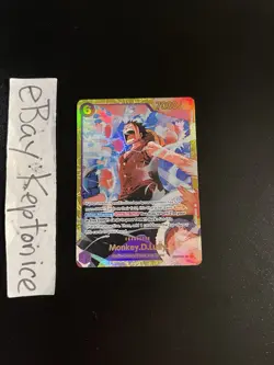 One Piece TCG Monkey D Luffy REPRINT The Best Vol. 2 EB02-061 PRB02 SEC Rare Art - Image 1